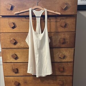 Lululemon light pink/ cream tank top